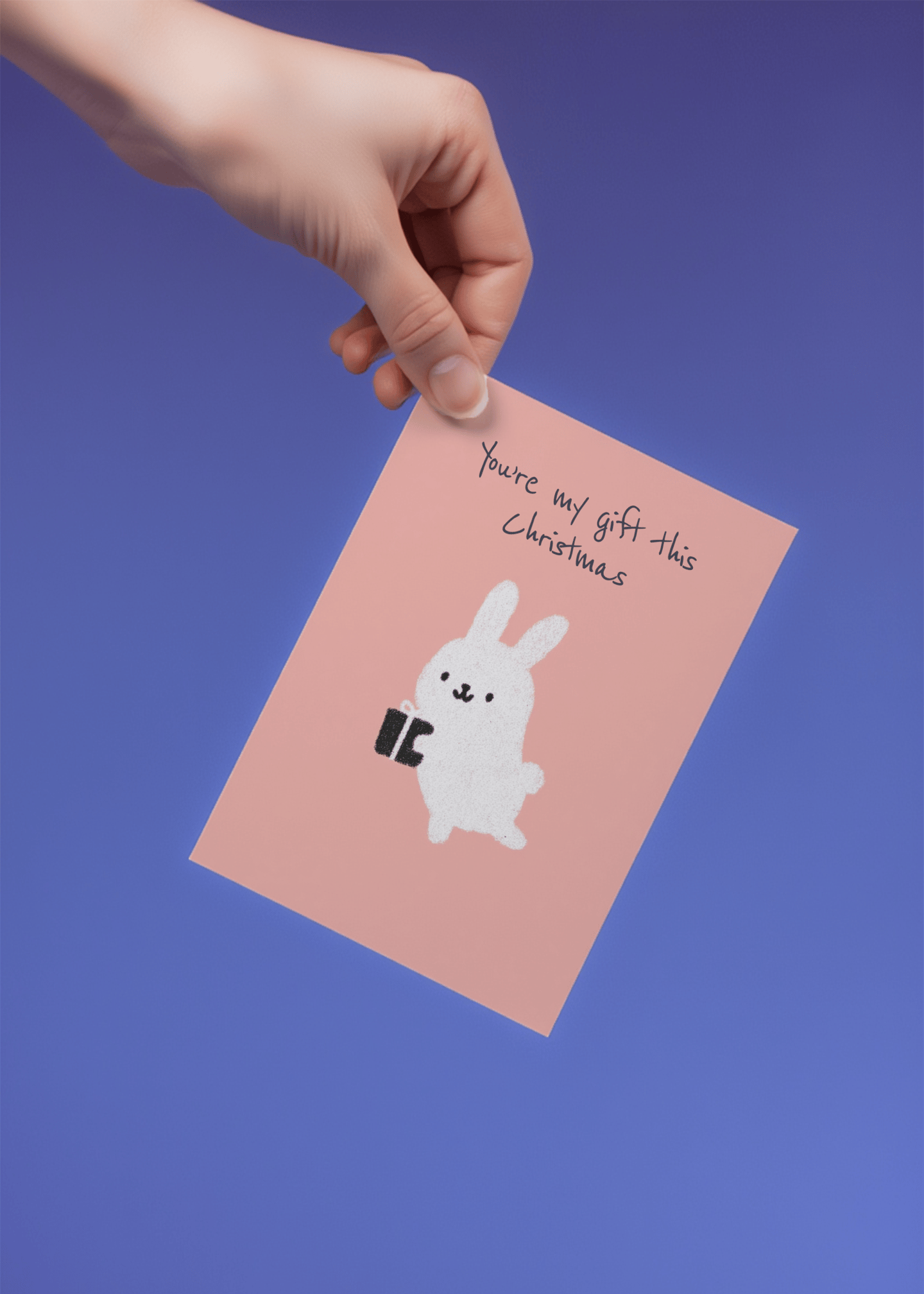 You're My Christmas Gift Card mockup 4