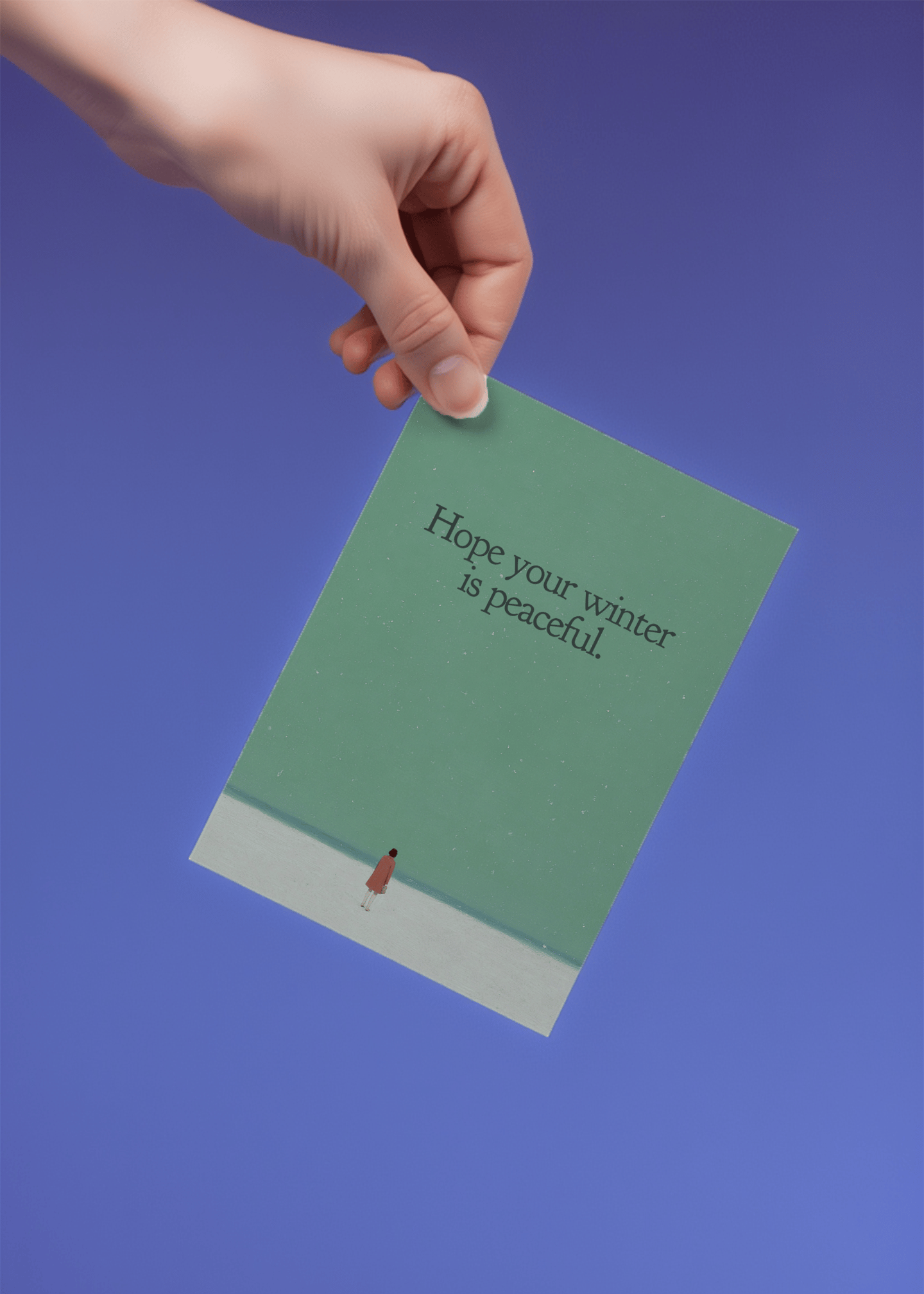 Wishing You a Peaceful Winter mockup 4