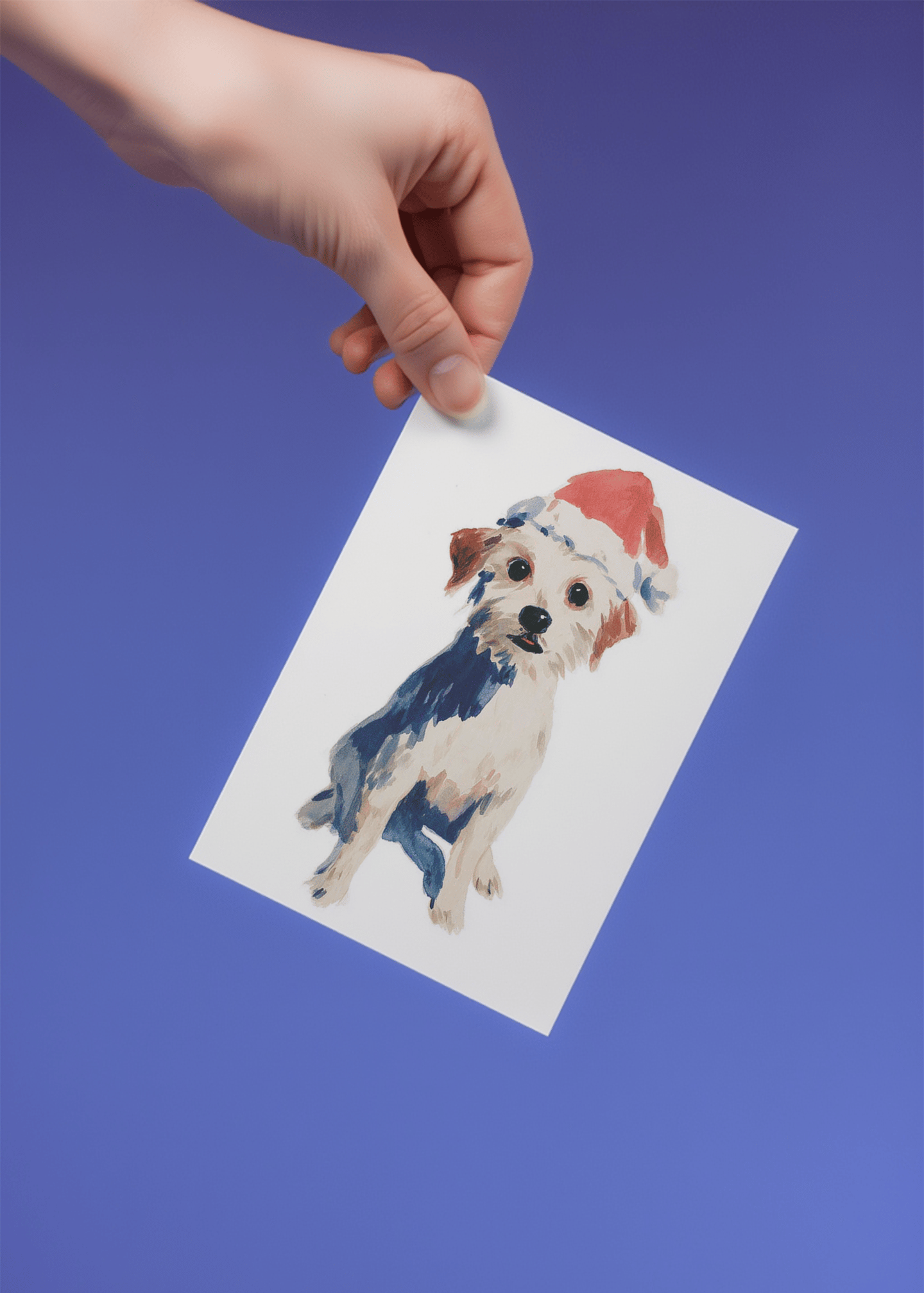 Festive Puppy Greetings mockup 4