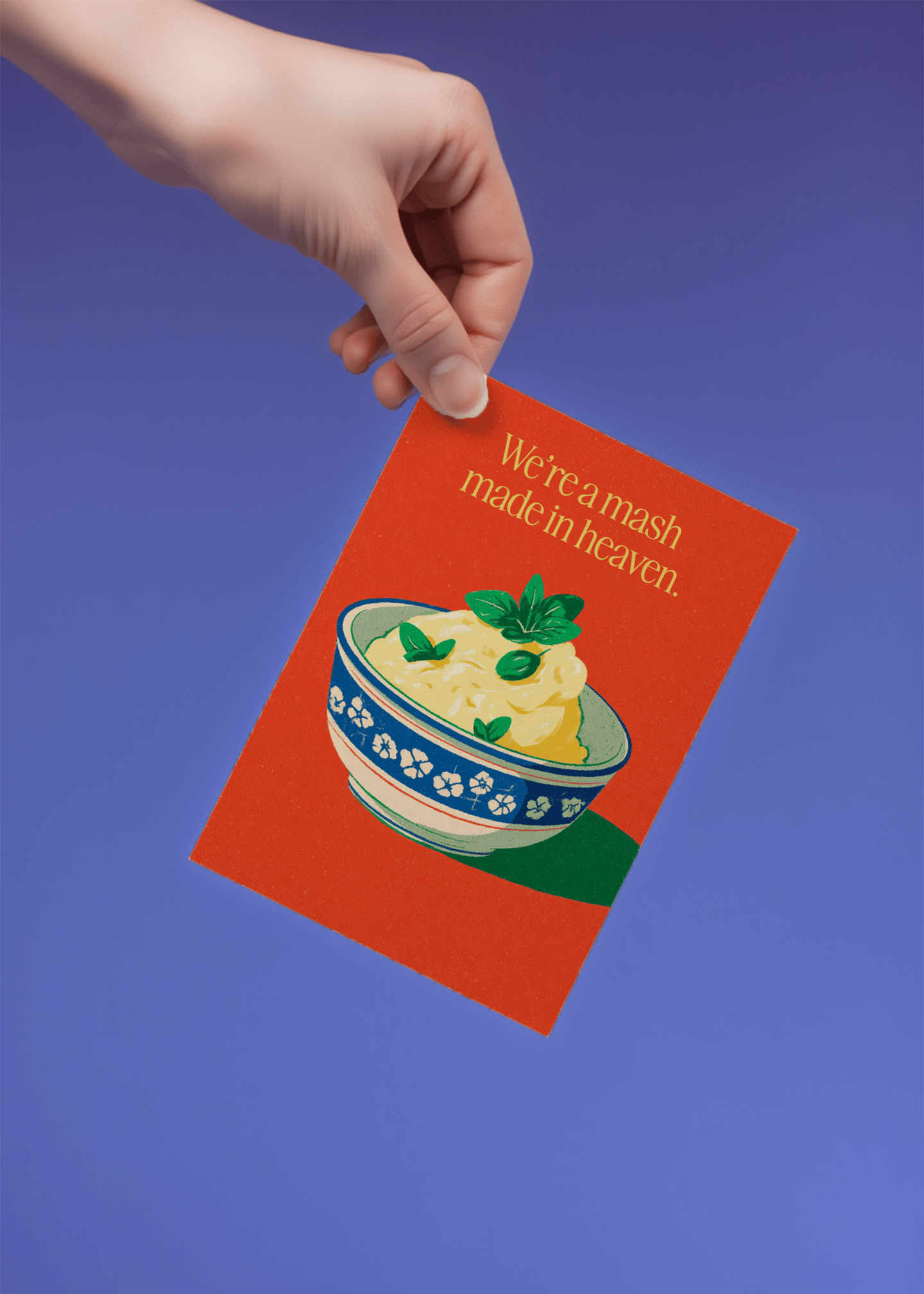 Heavenly Mash Love Card mockup 4
