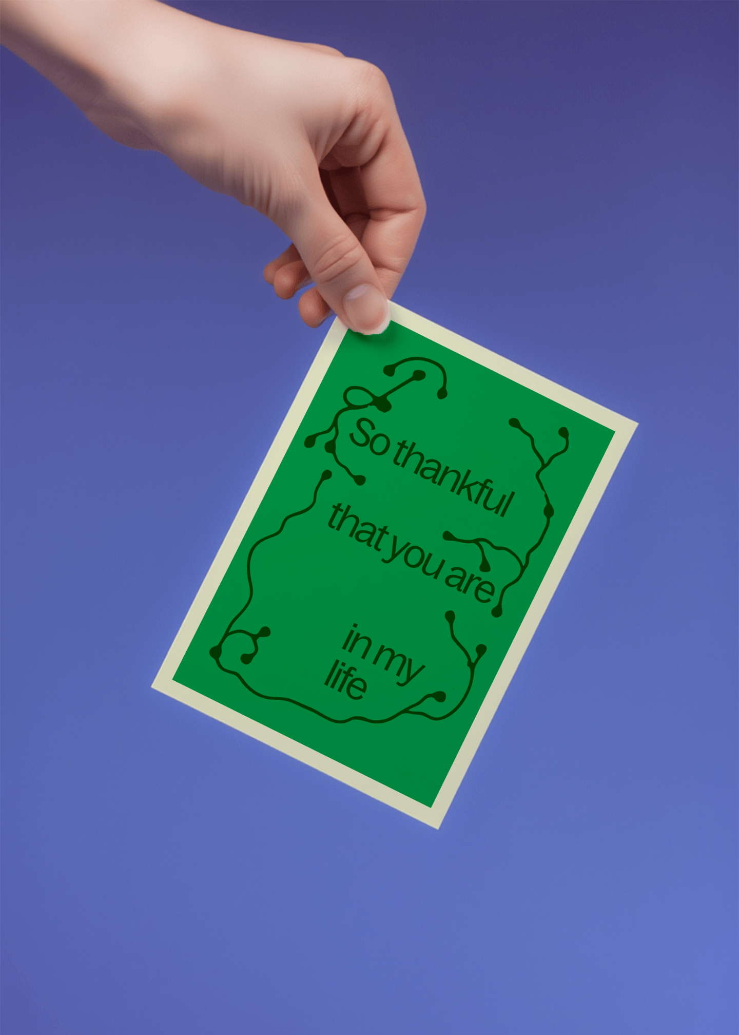 Grateful Heart Greeting Card mockup 4