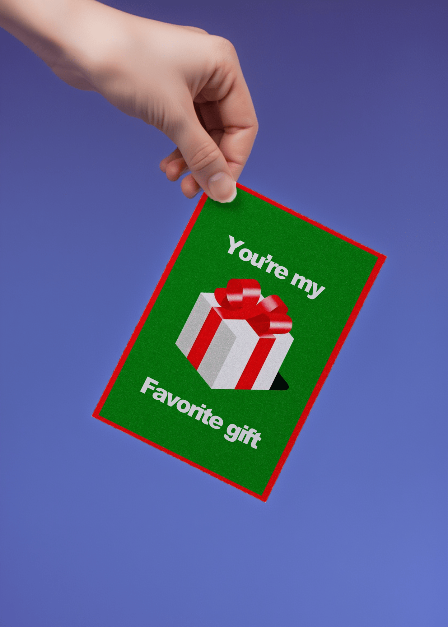 You're My Favorite Gift Card mockup 4