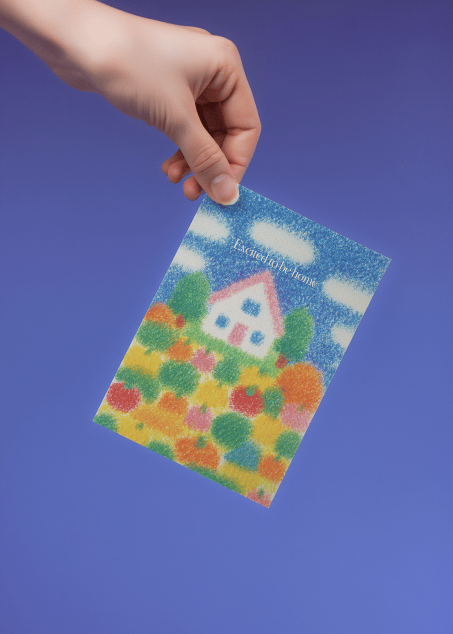 Home Sweet Home Greeting Card mockup 3