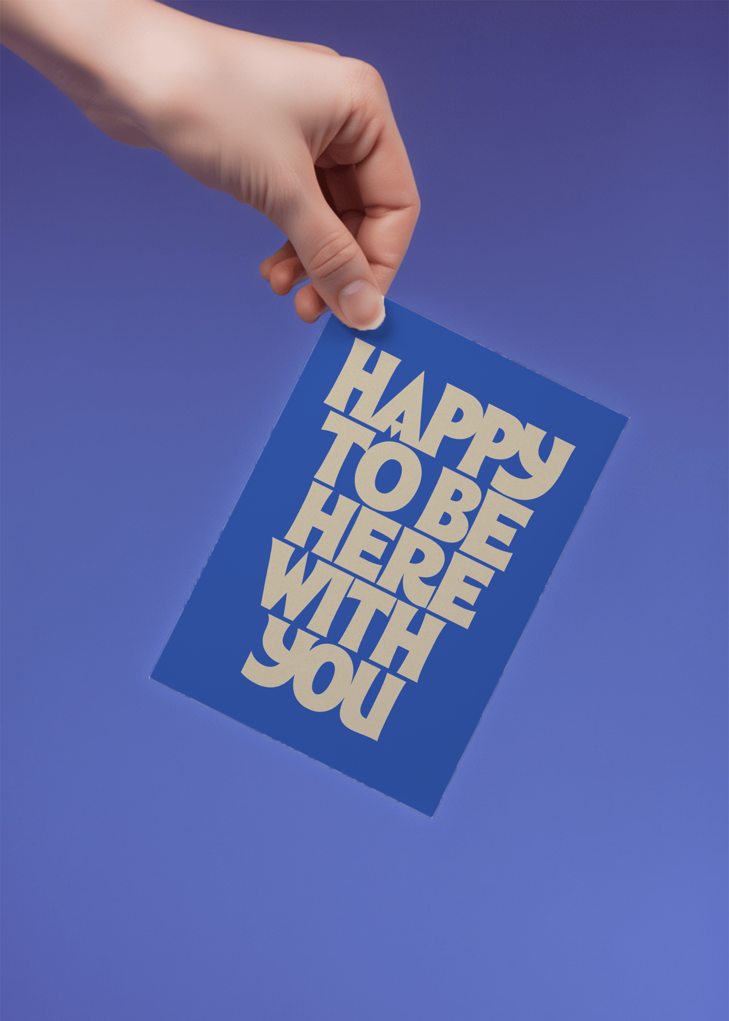 Happy Together Card mockup 4