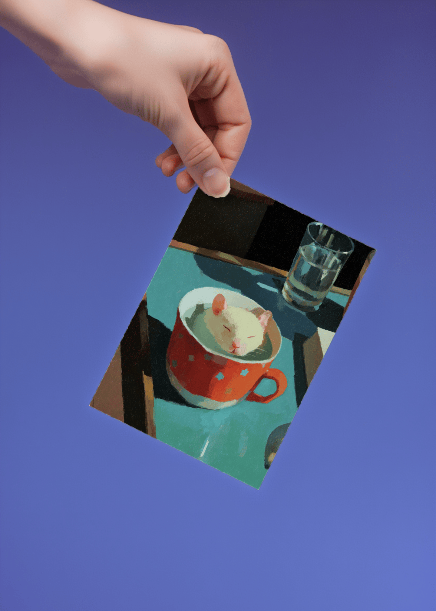 Cozy mouse in a Cup mockup 4