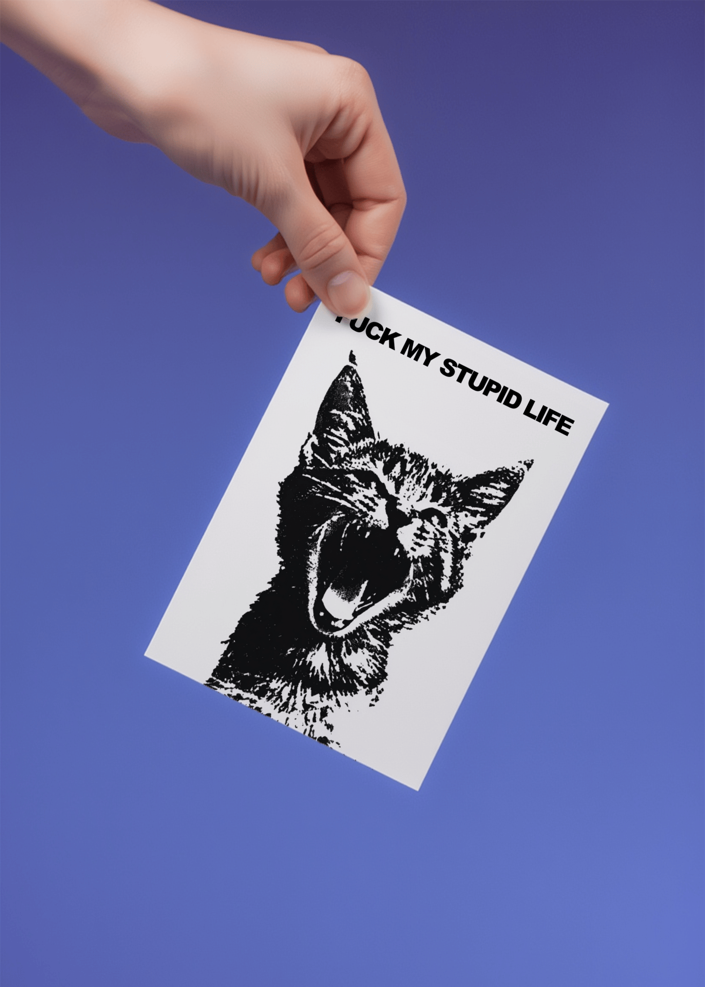 fuck my stupid life mockup 4