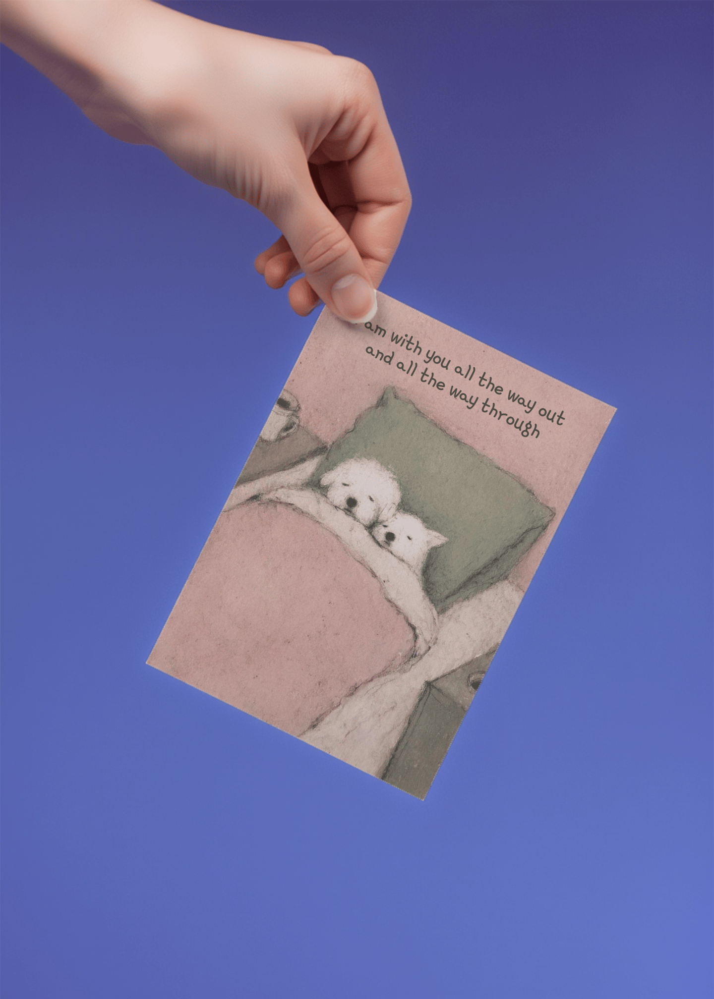 Cozy Companionship Card mockup 4