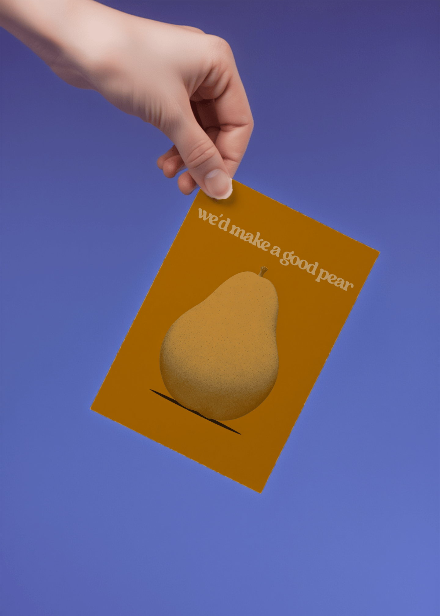 Perfect Pairing Pun Card mockup 4