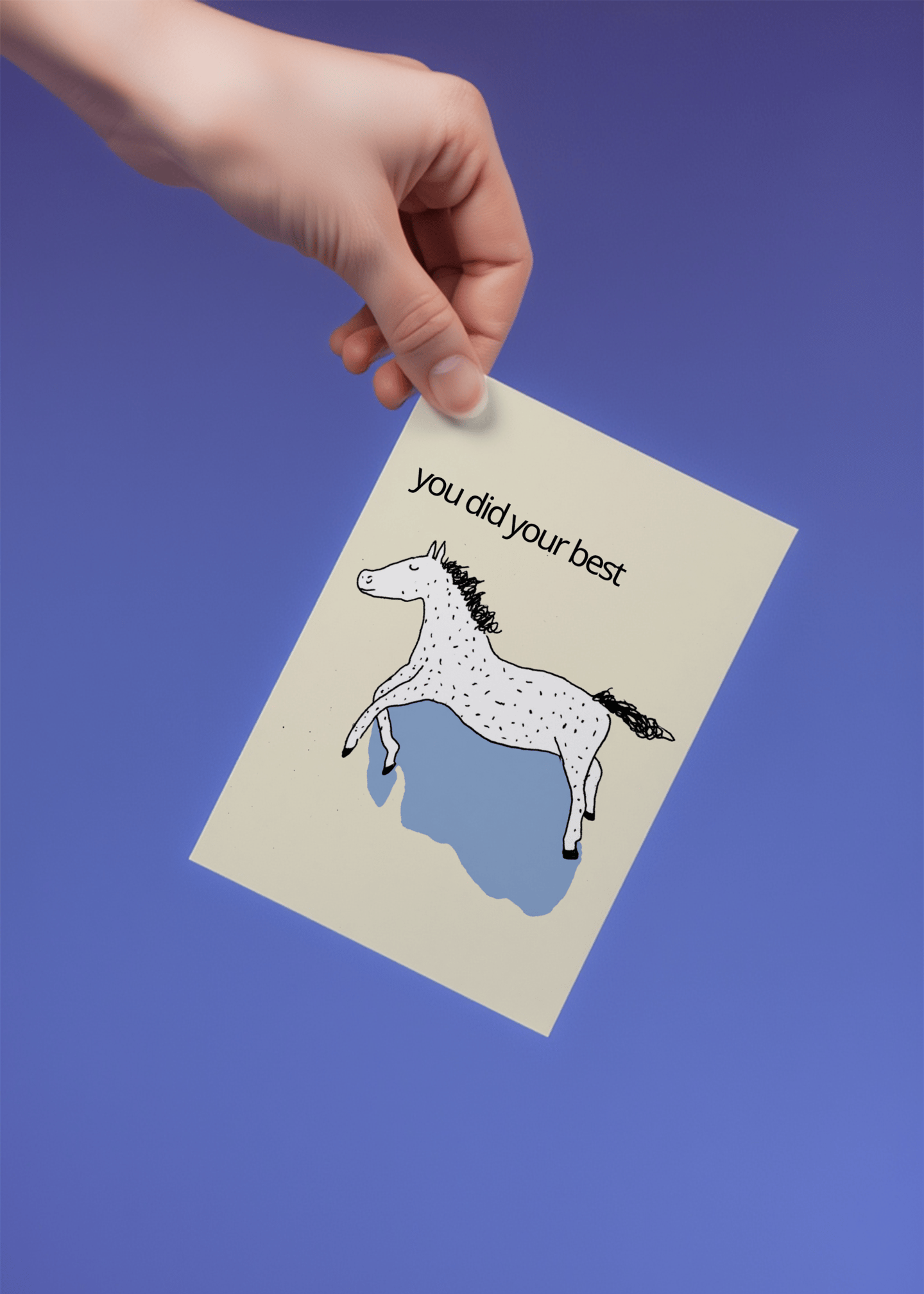 You Did Your Best Card mockup 4