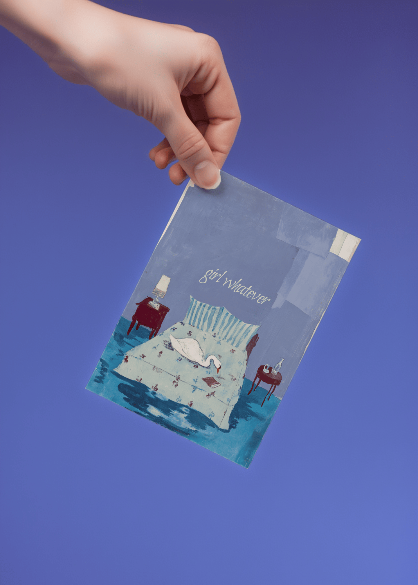 girl whatever card mockup 4