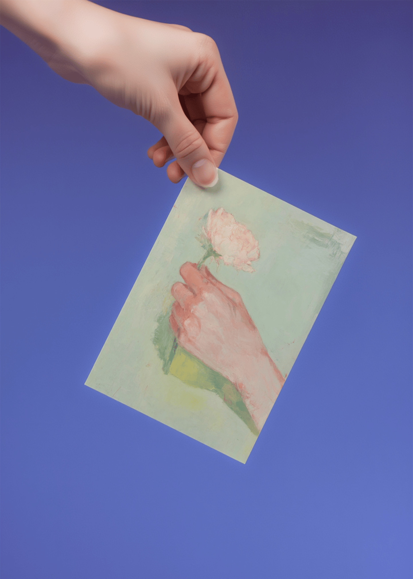 Tender Blooms Card mockup 4