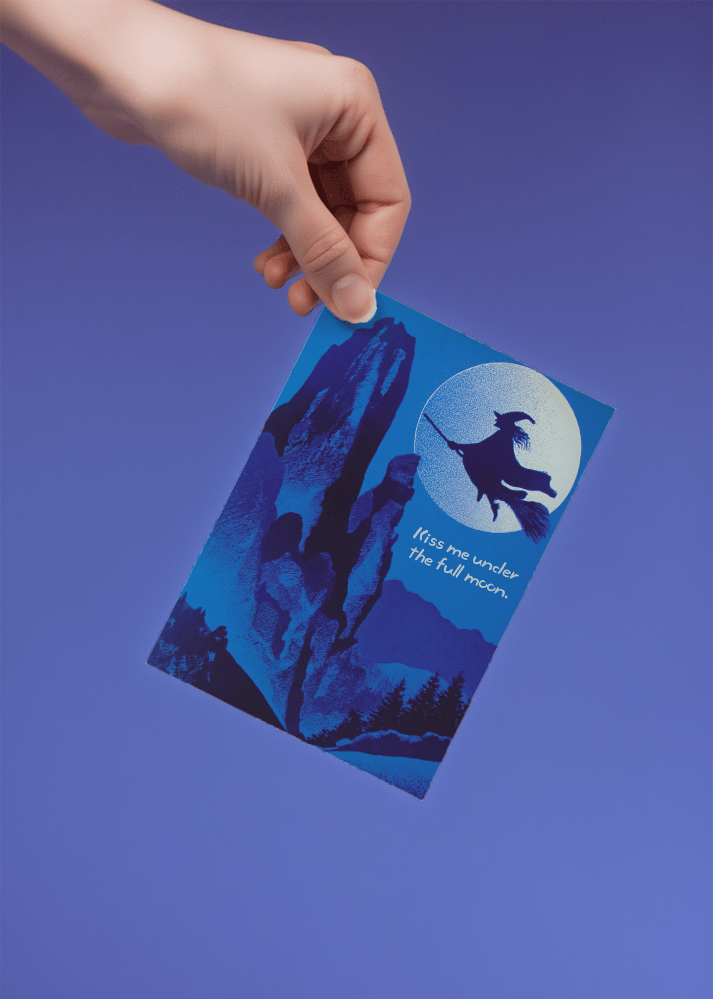 Moonlit Witch Romance Card mockup 4
