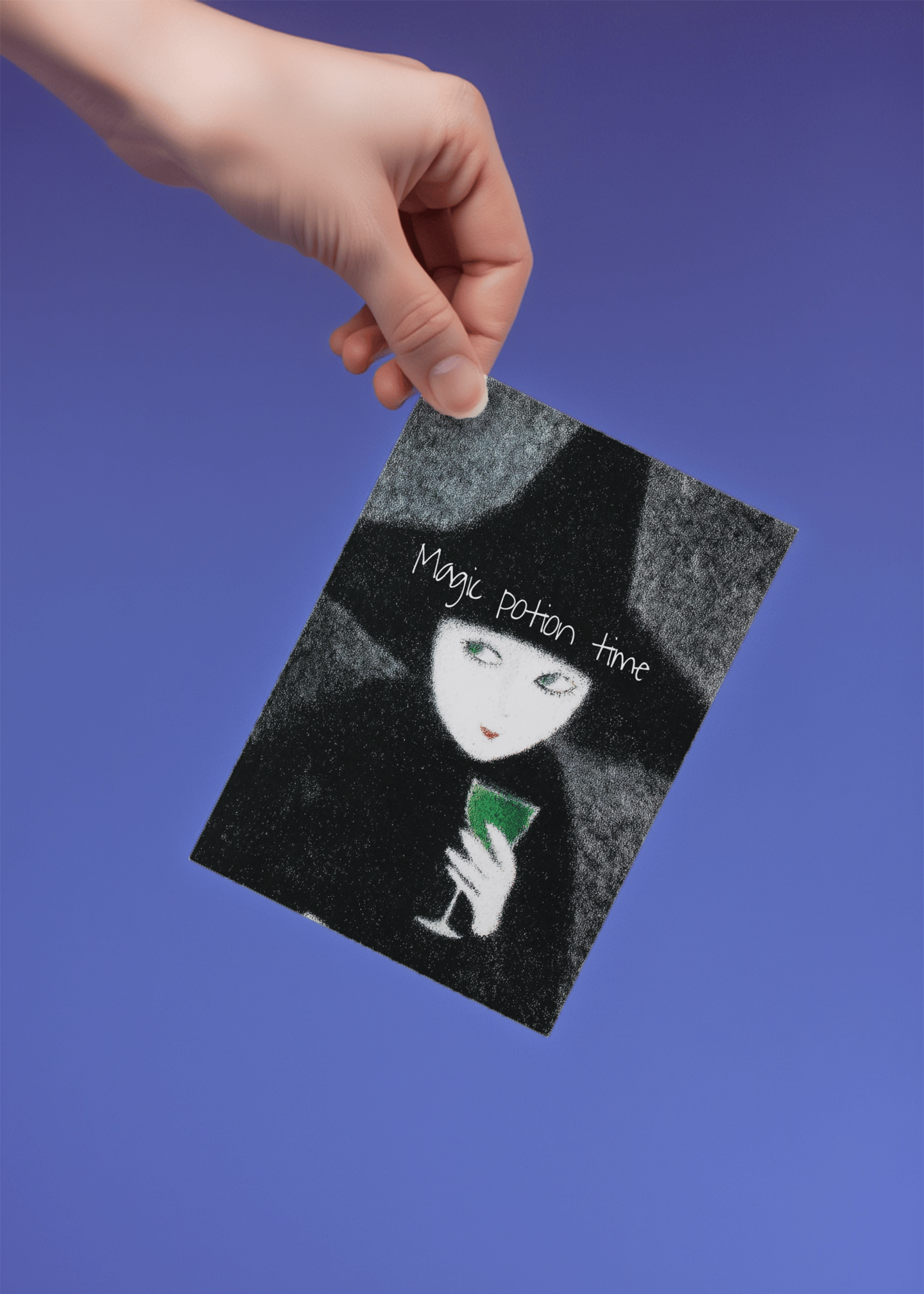 Witchy Potion Party Card mockup 4