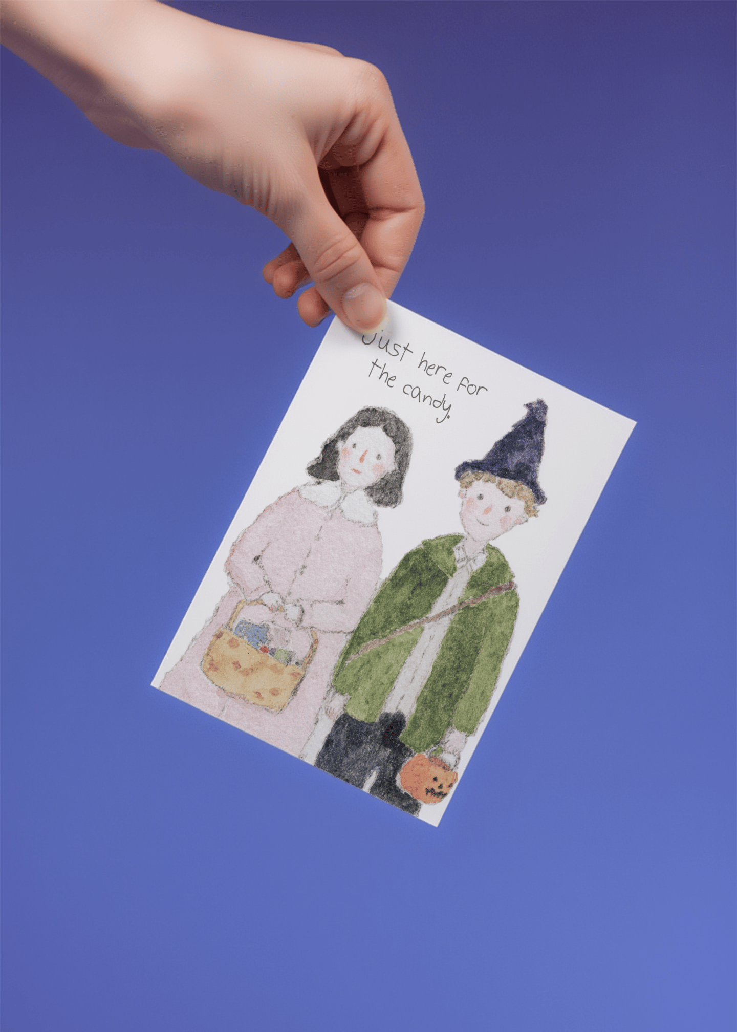 Sweet Tooth Halloween Card mockup 4