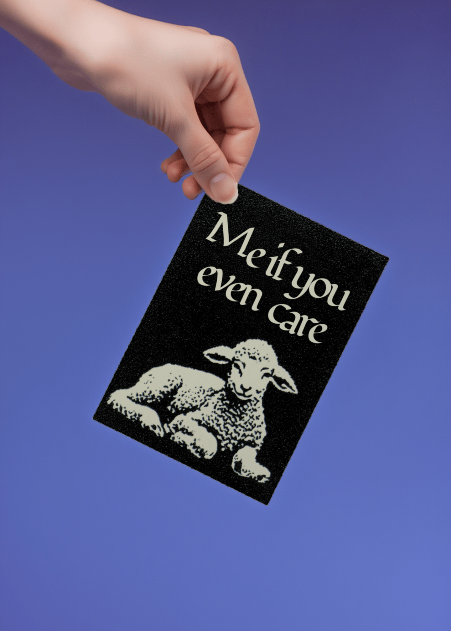 me if you even care mockup 4