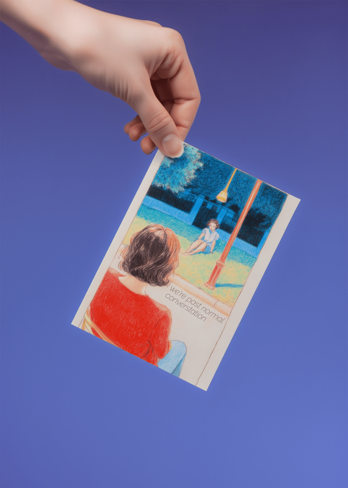 Past Normal Conversation Card mockup 4