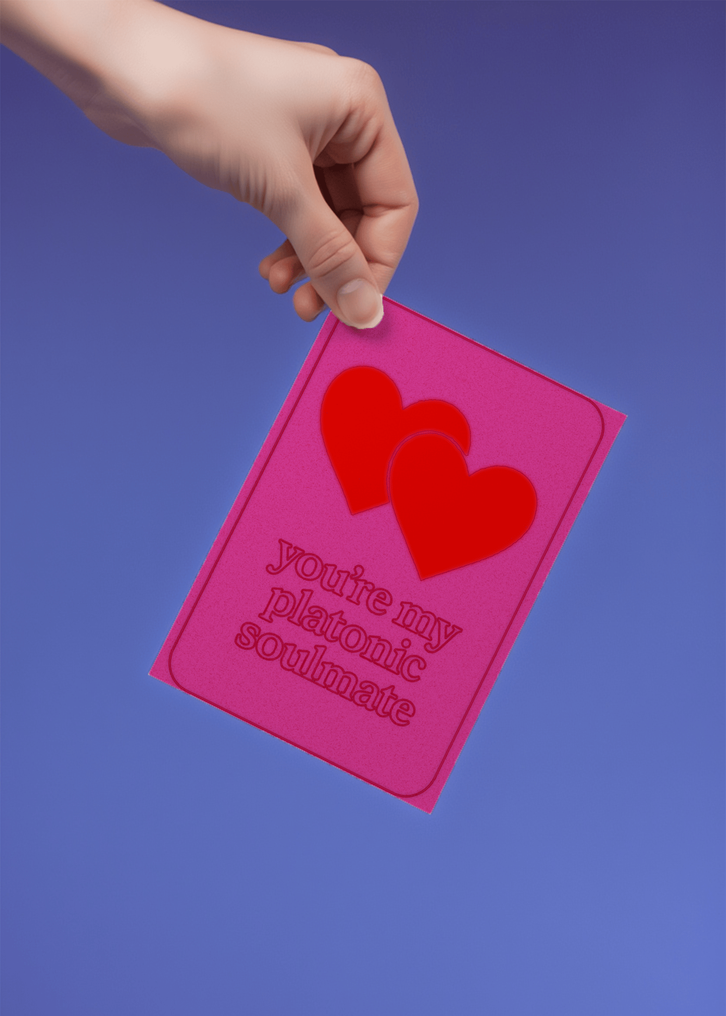You're My Platonic Soulmate Card mockup 4