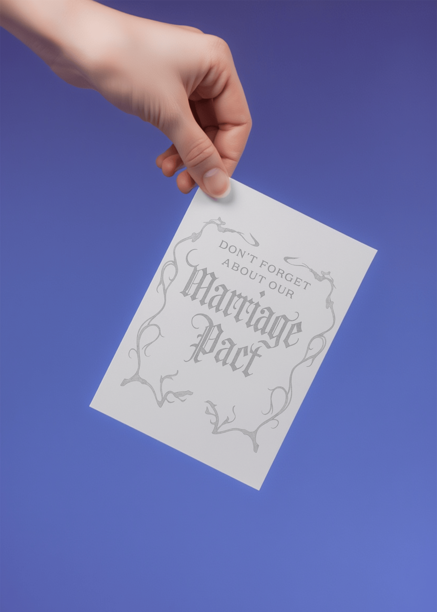 Marriage Pact Reminder Card mockup 4