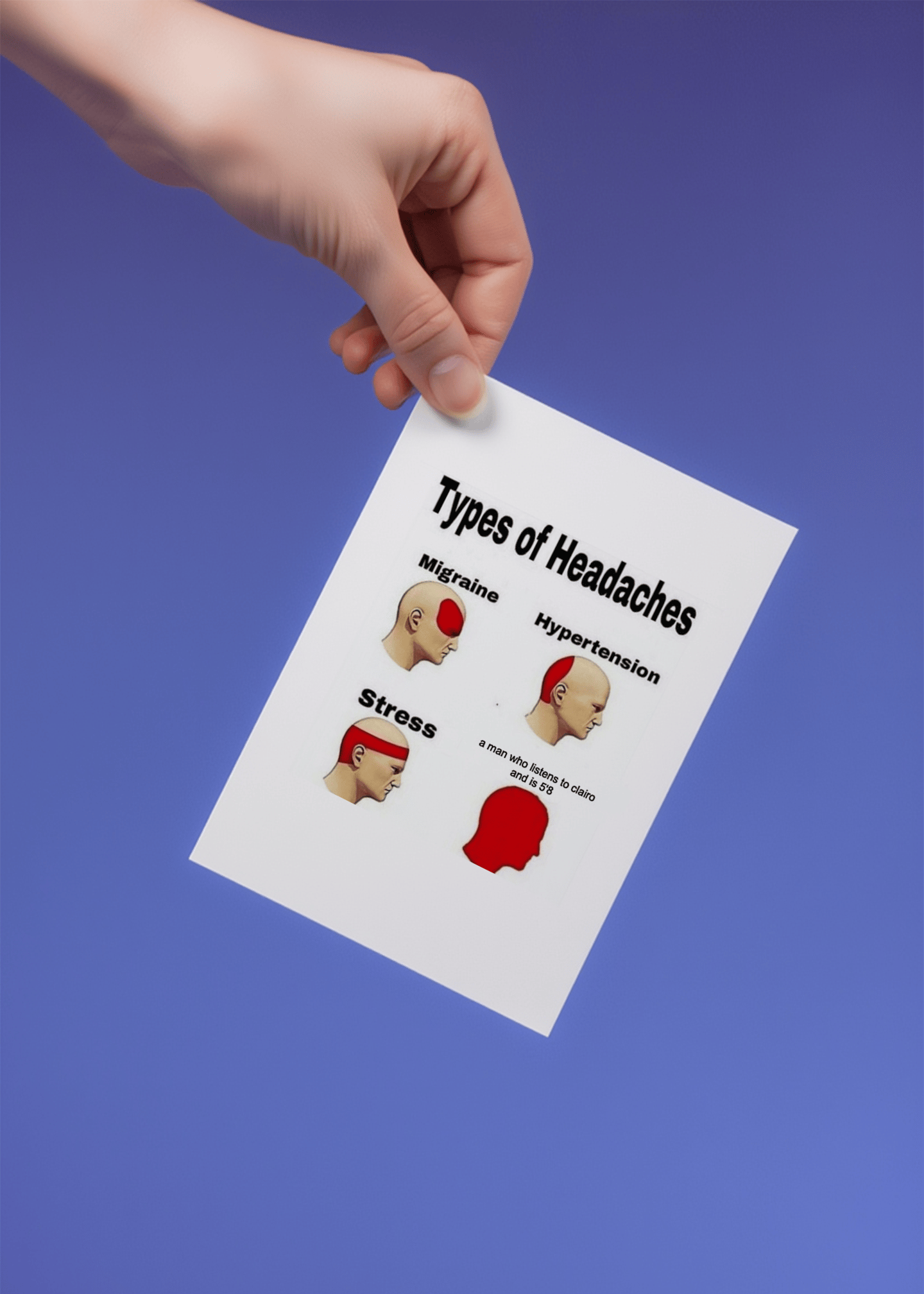 Types of Headaches Clairo Listener Card mockup 4