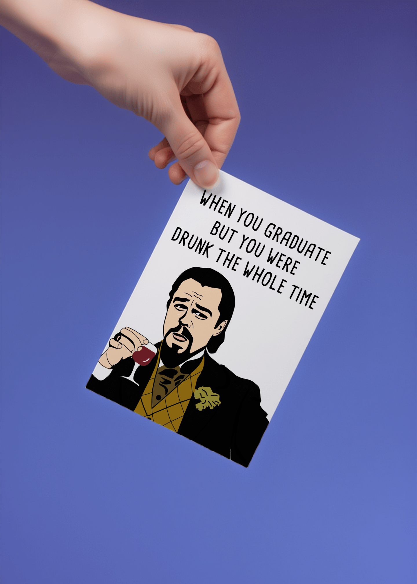 Drunk Graduation Survival Card mockup 4