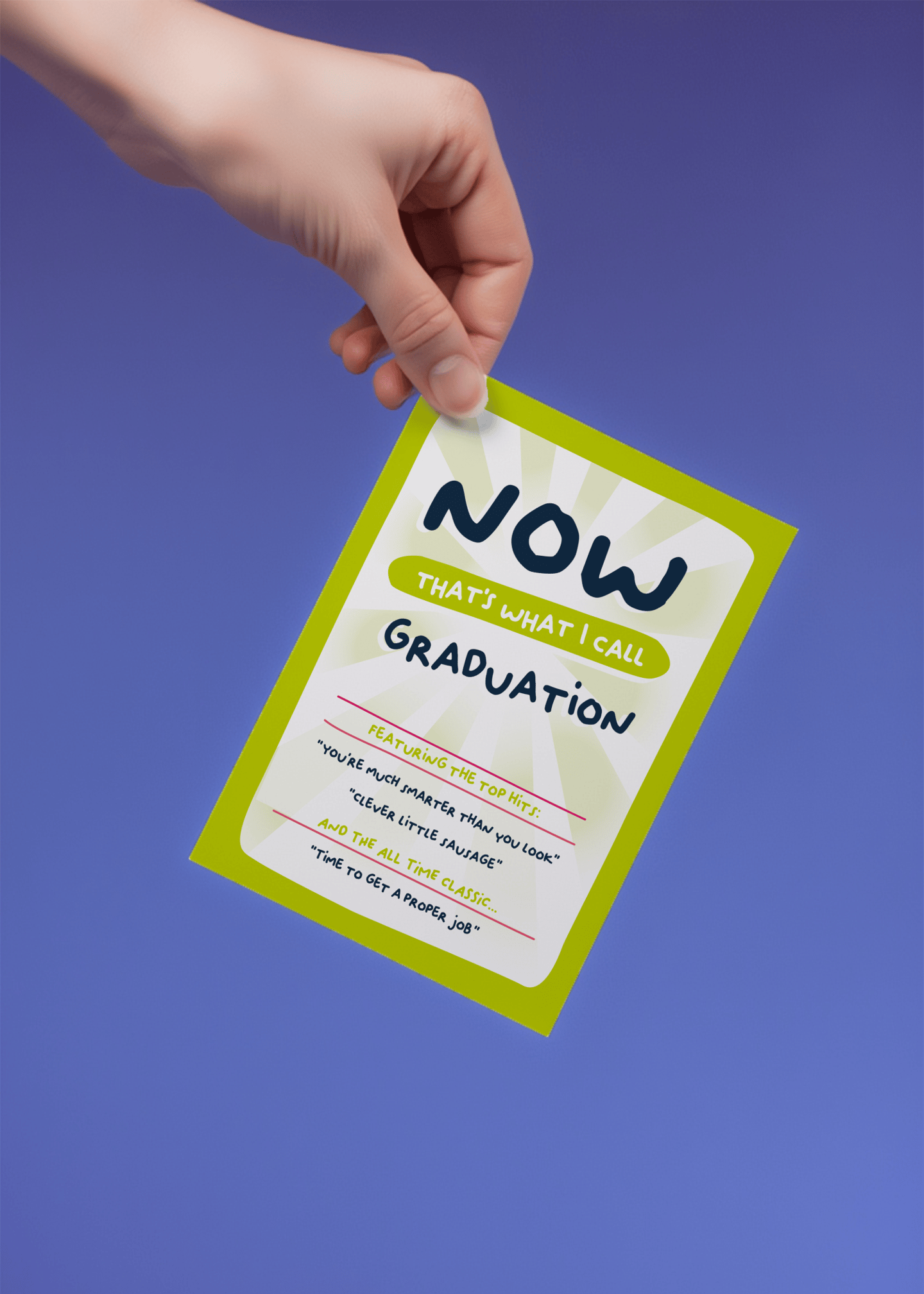 Now That’s What I Call Graduation Card mockup 4