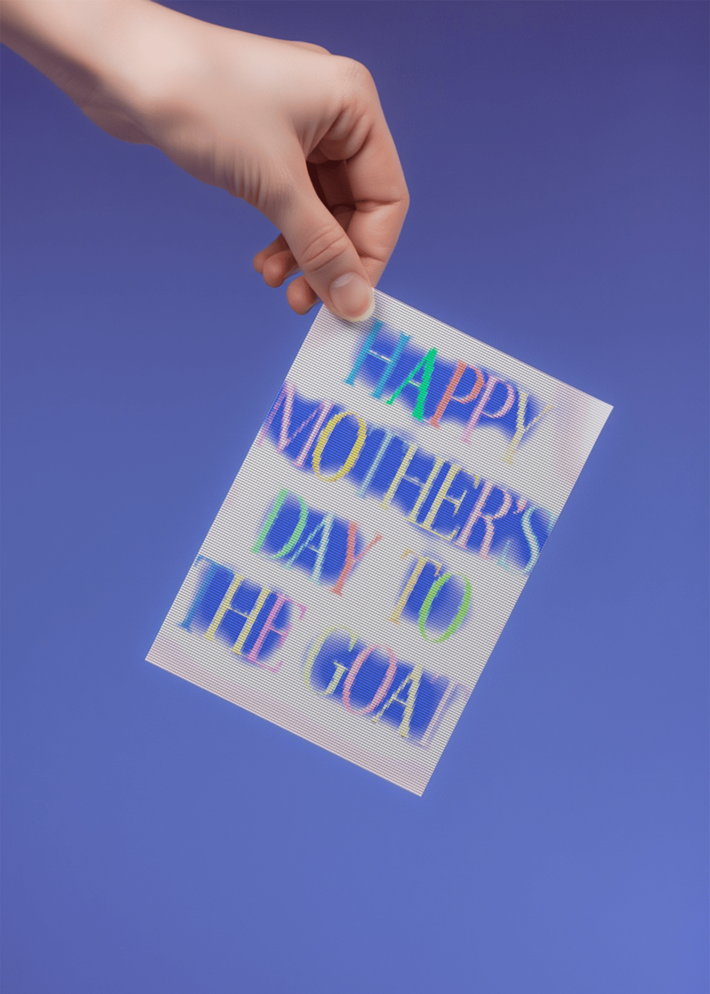 Mother’s Day GOAT Card mockup 4