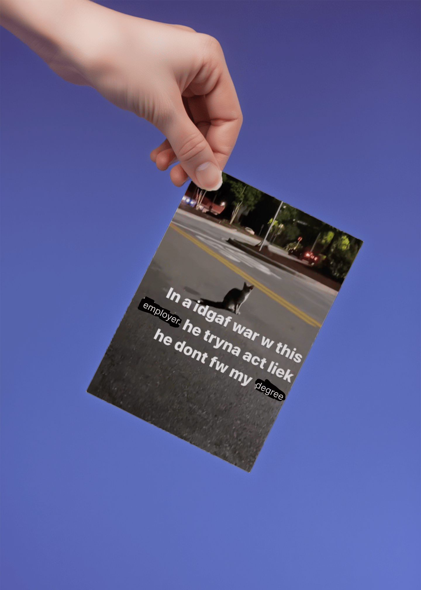 Degree Beef with the Employer Card mockup 4