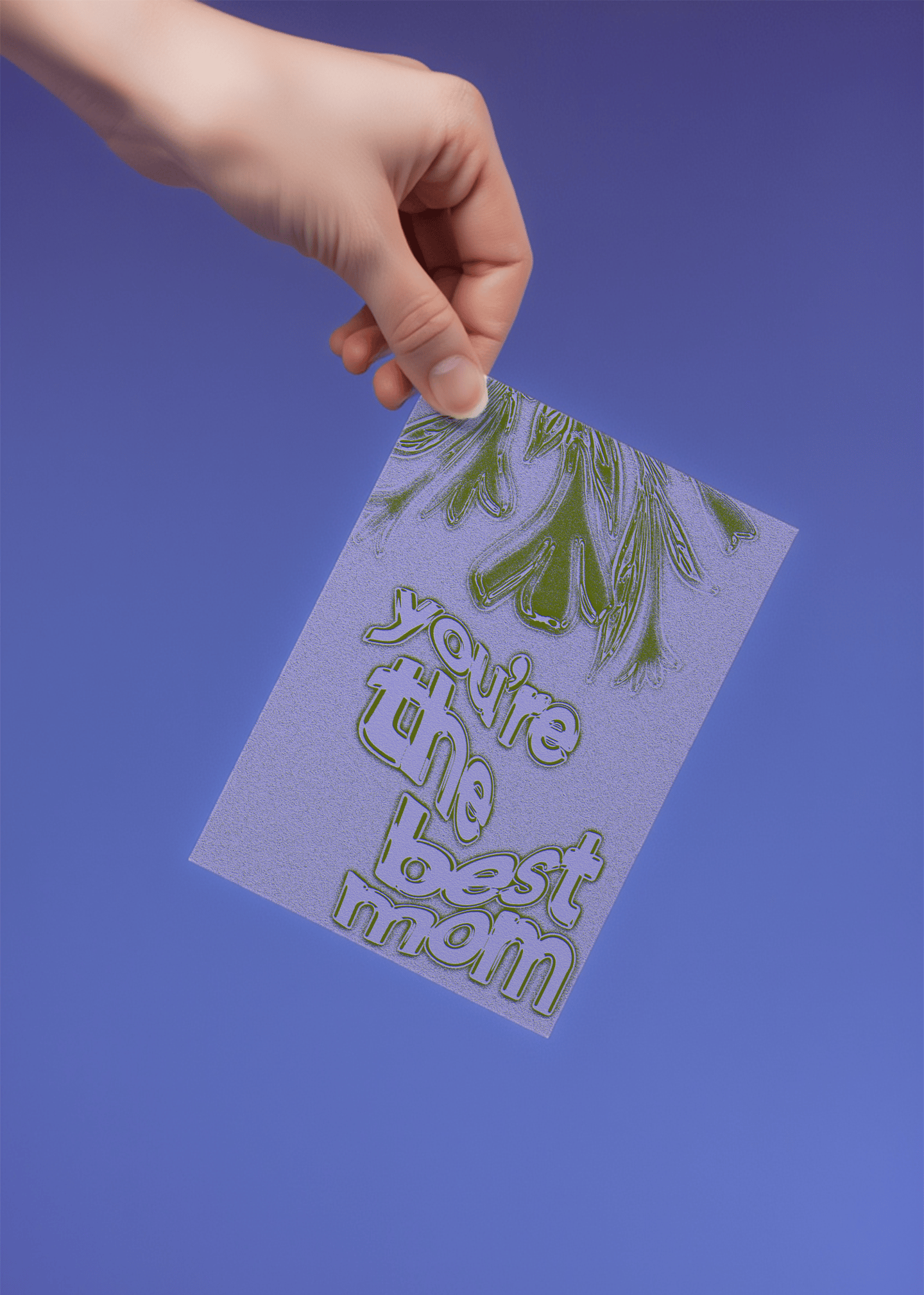 You're the Best Mom Card mockup 4