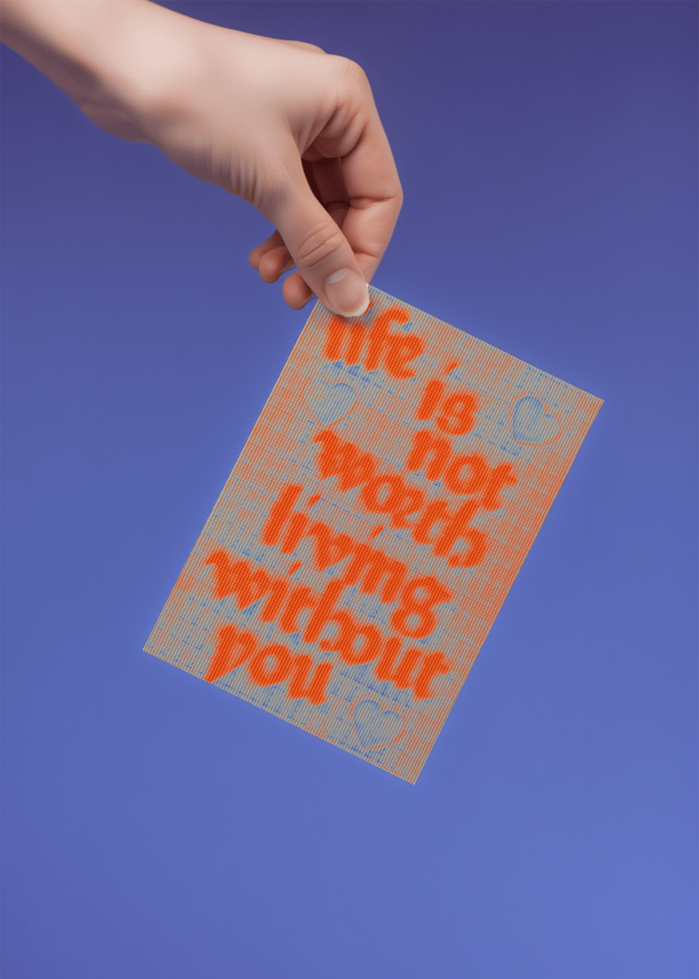 Life Not Worth Living Without You Card mockup 4