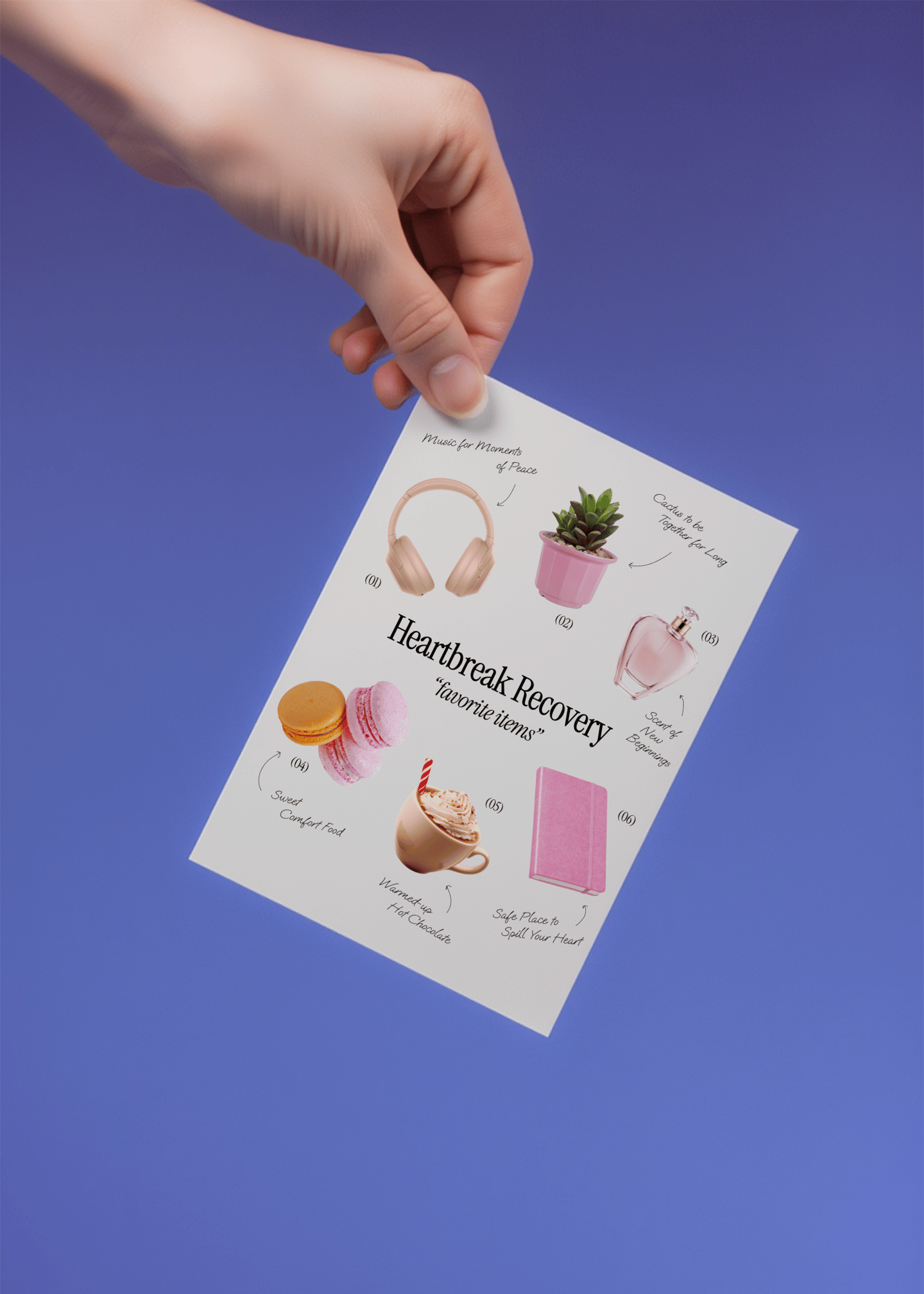 Heartbreak Recovery Starter Pack Card mockup 4