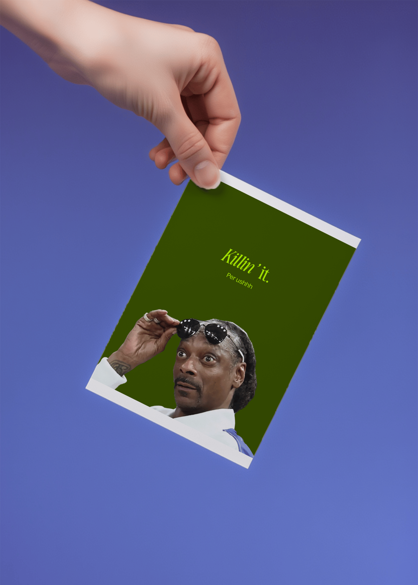 Killin’ It, Per Ushhh Card mockup 4