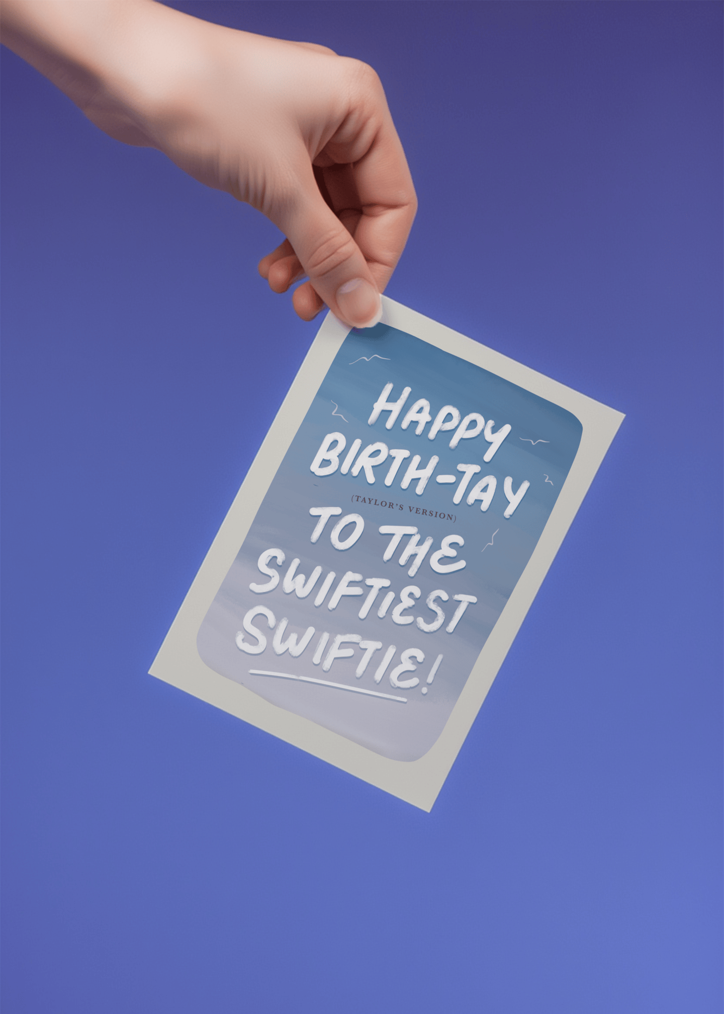 Swiftie Birthday Card mockup 4