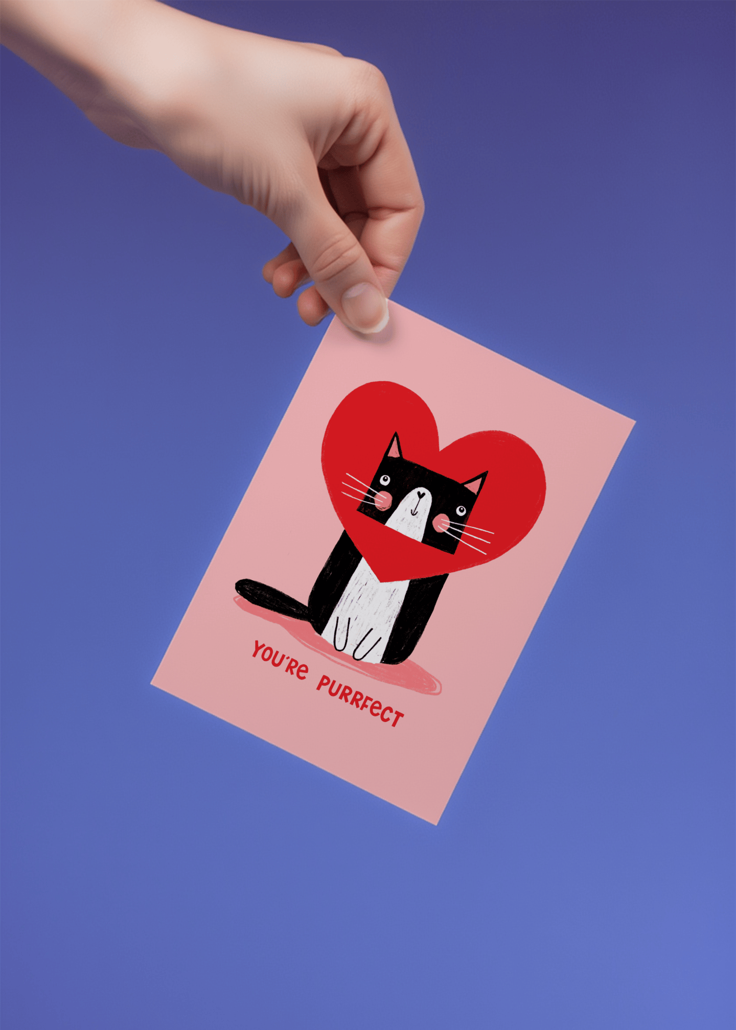 You’re Purrfect Cat Valentine’s Day mockup 4
