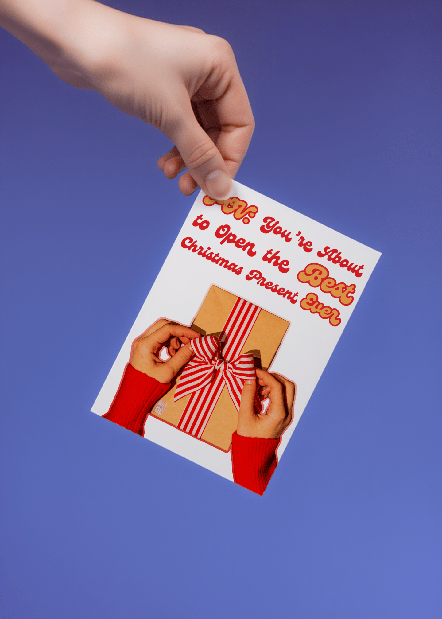 Best Christmas Present mockup 4