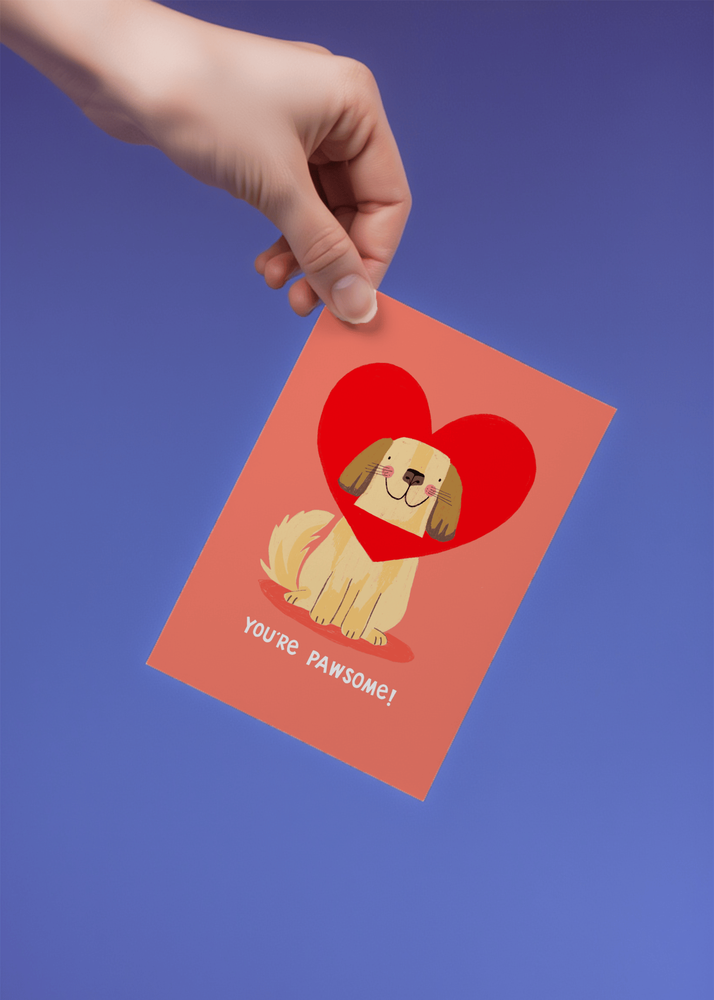 You’re Pawsome Dog Valentine’s Day mockup 4