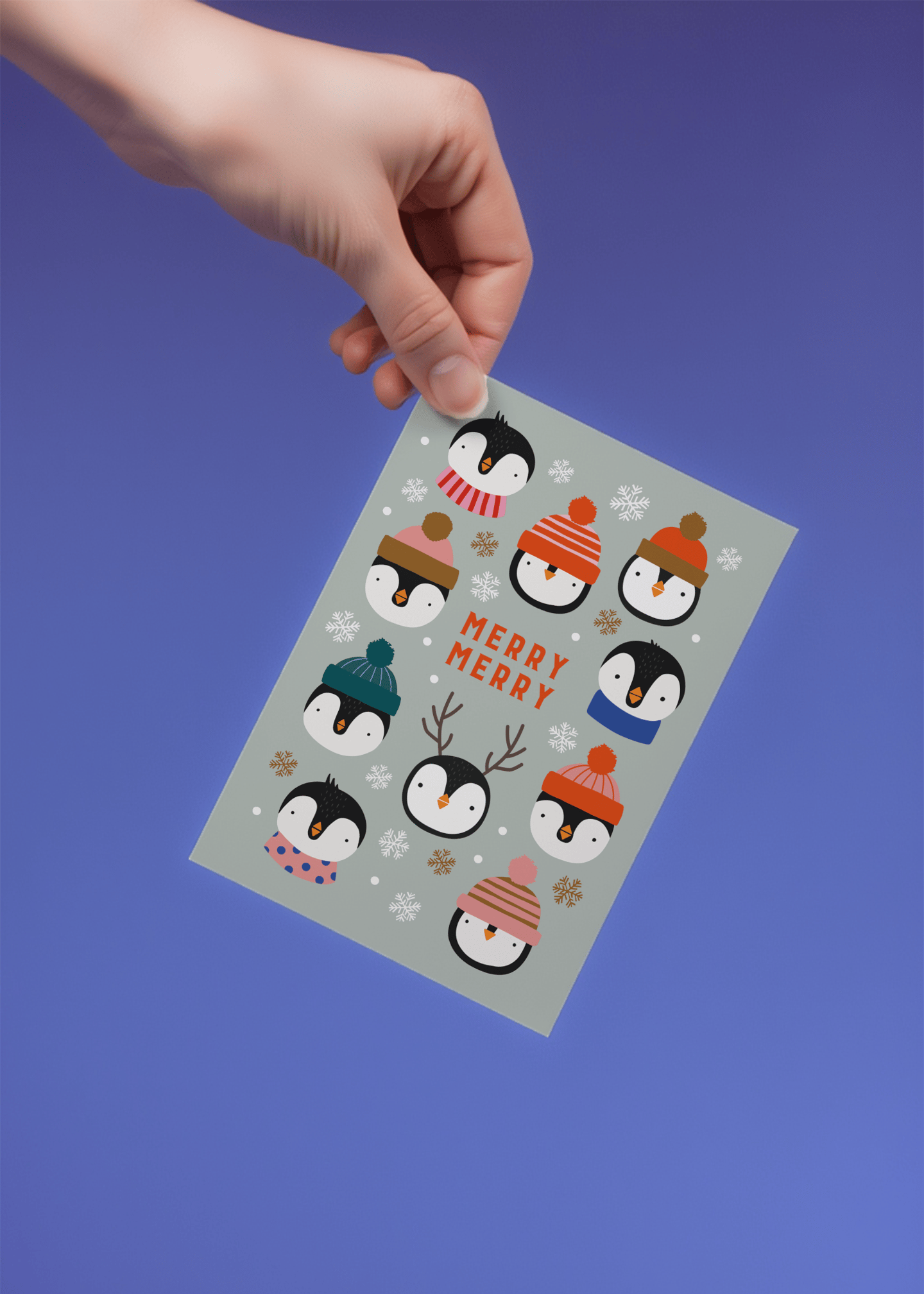 Merry Merry Penguin mockup 4