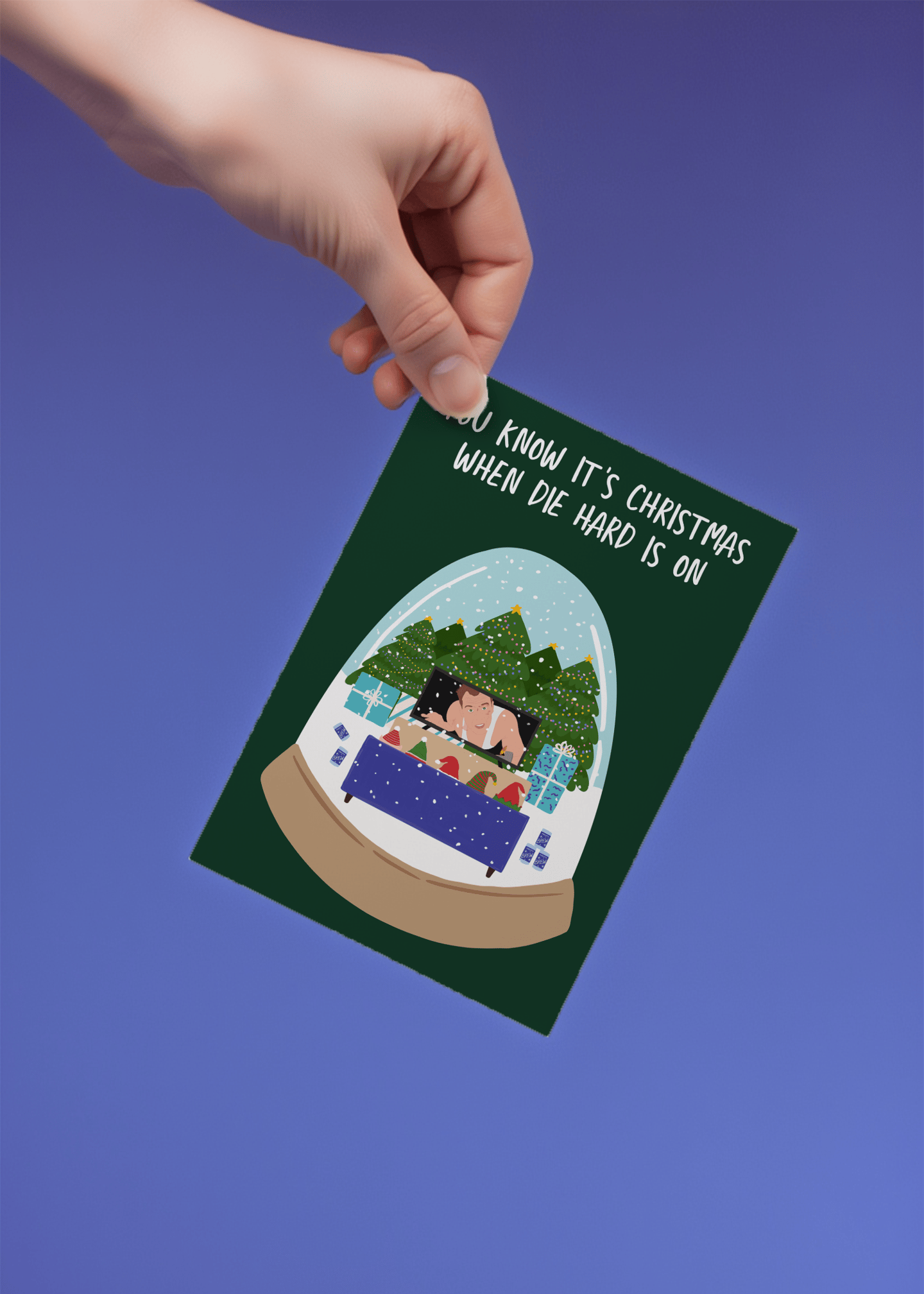Die Hard Christmas Snow Globe mockup 4