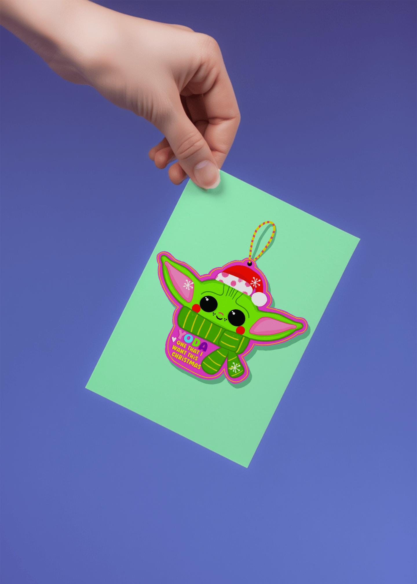 Yoda One That I Want This Christmas mockup 4