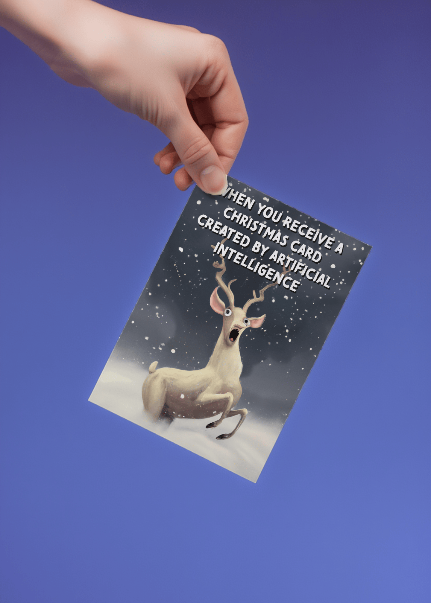 AI-Generated Christmas Card Surprise mockup 4