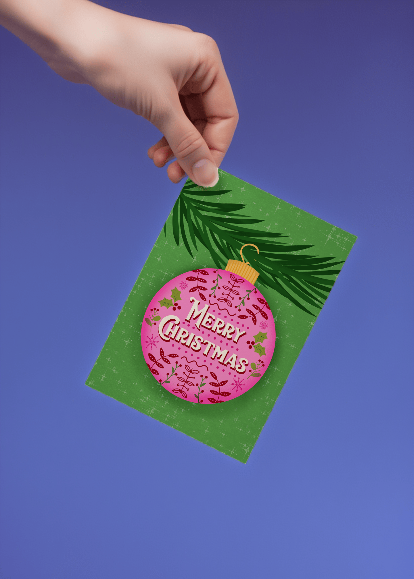 Festive Ornament Greetings mockup 4