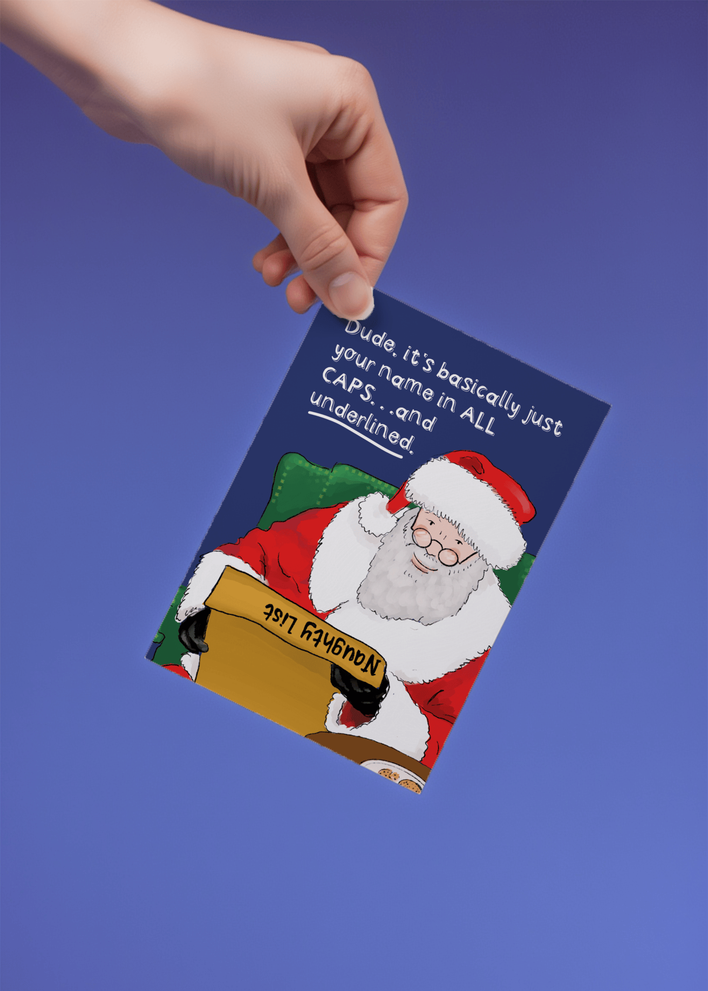 Santa's Naughty List mockup 3