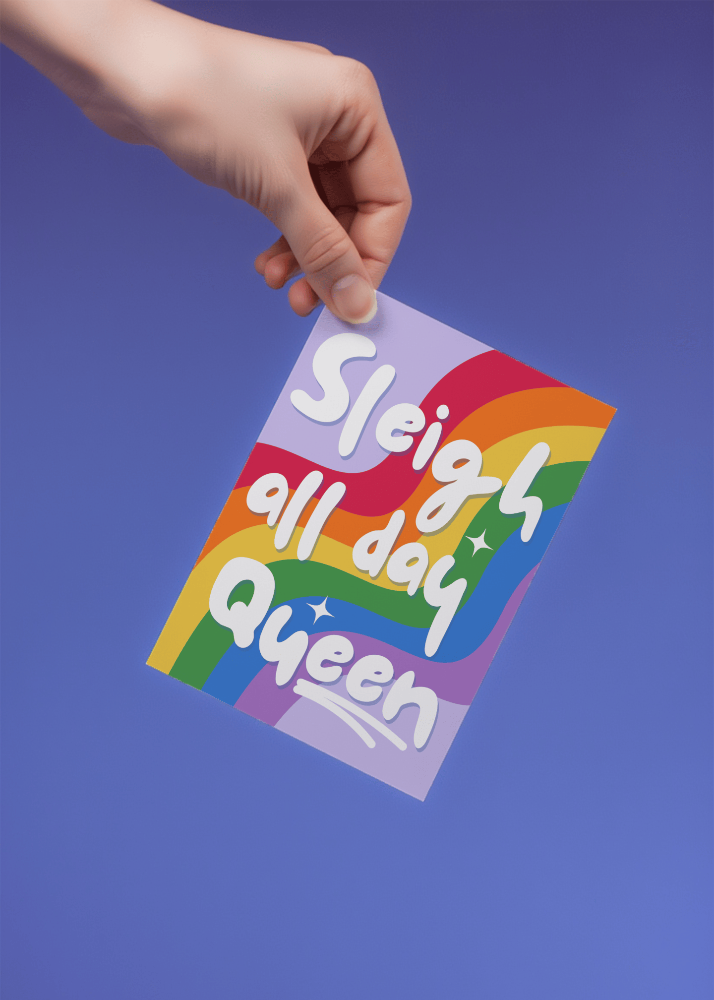 Sleigh All Day Queen mockup 3