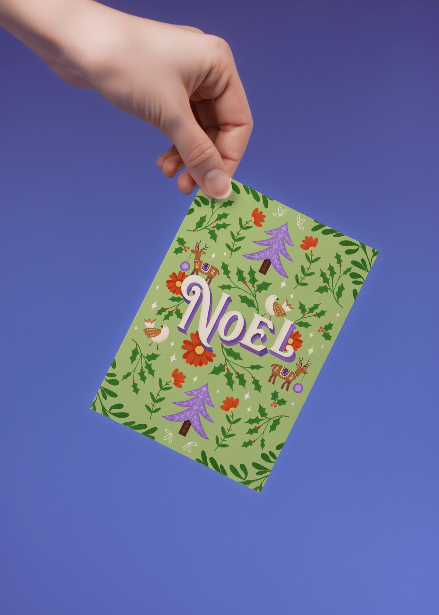 Whimsical Noel Greetings mockup 3