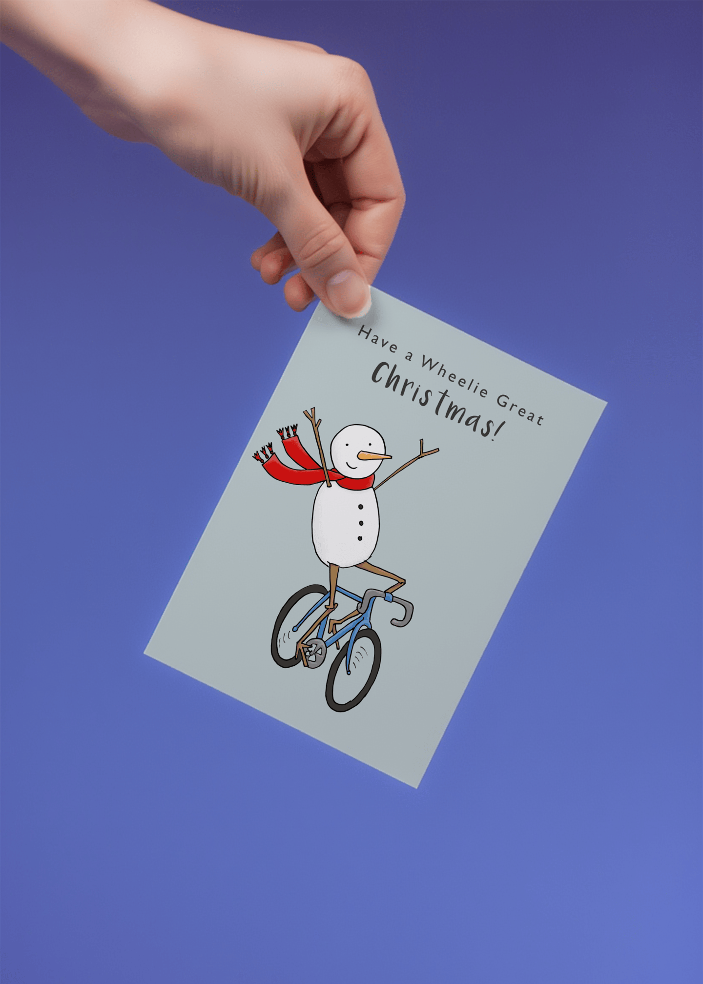 Have a Wheelie Great Christmas! mockup 4