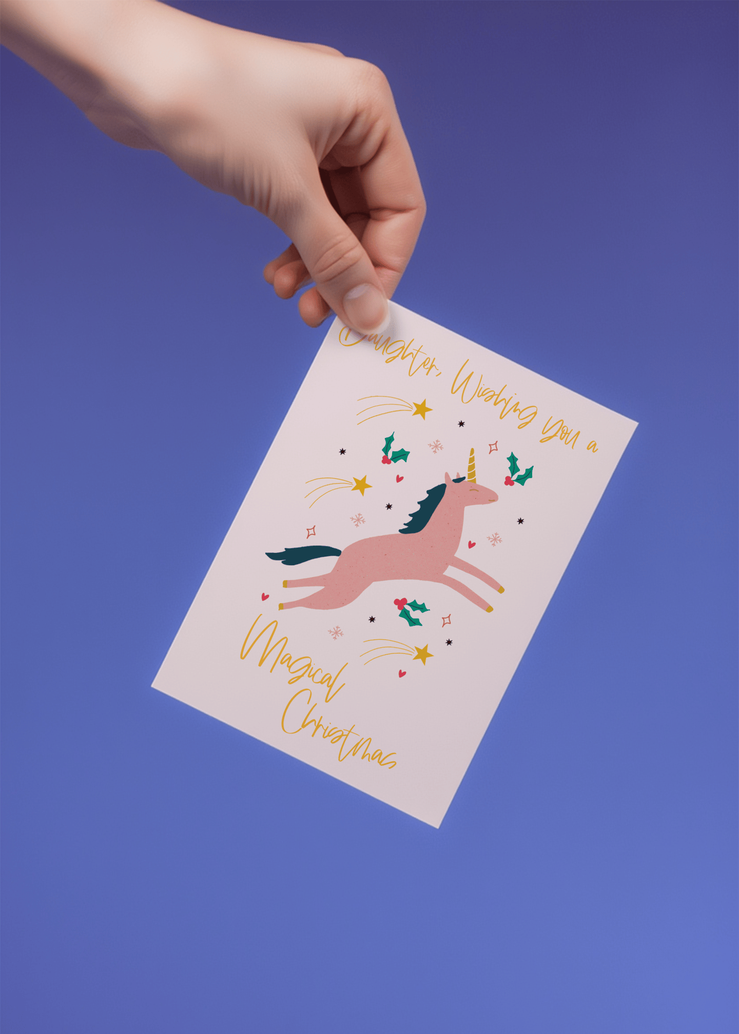 Magical Unicorn Christmas Wishes mockup 4