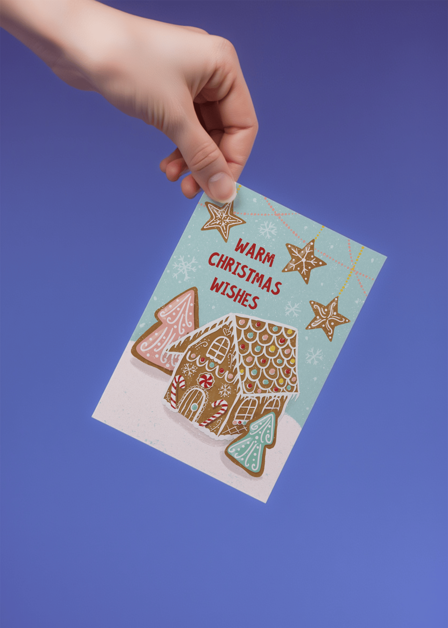 Warm Christmas Wishes mockup 4