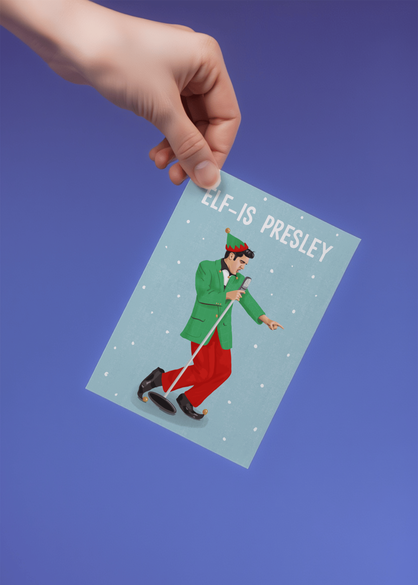 Elf-is Presley Christmas mockup 4