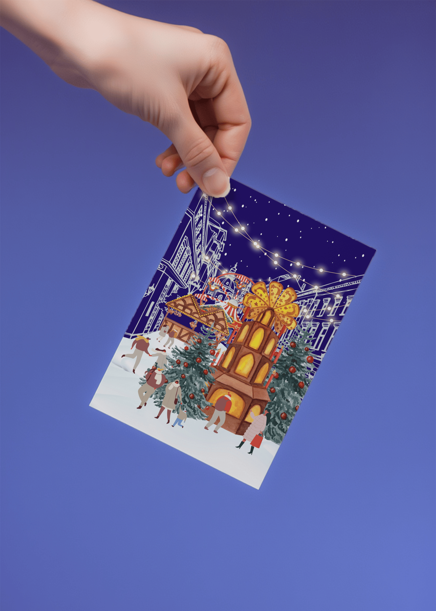 Winter Night Christmas mockup 3