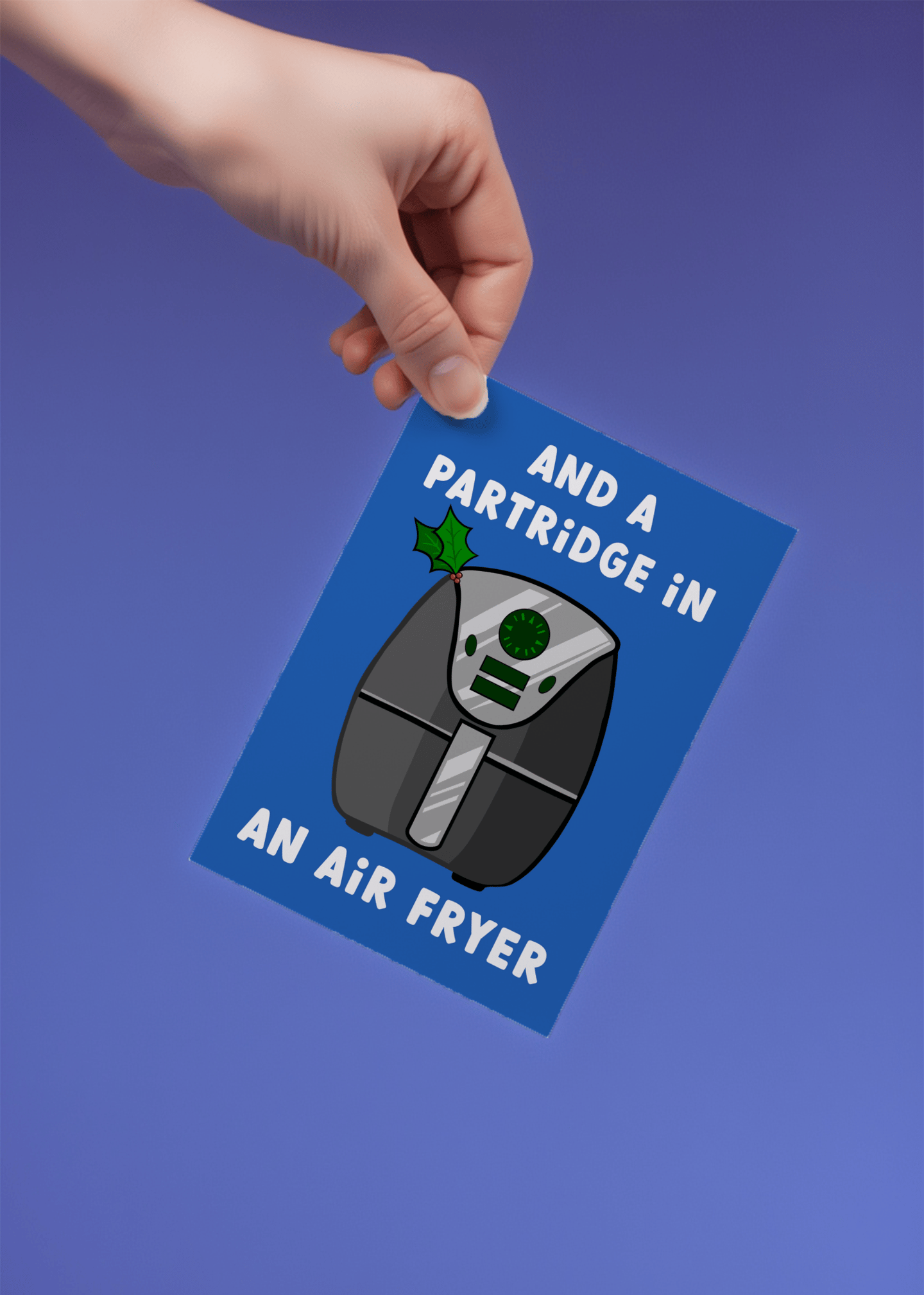 And a Partridge in an Air Fryer mockup 4