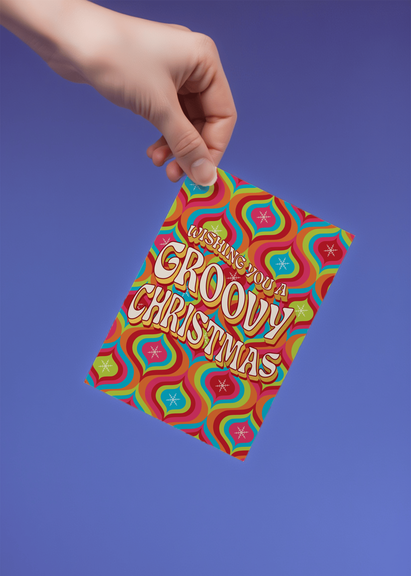 Wishing You a Groovy Christmas mockup 4